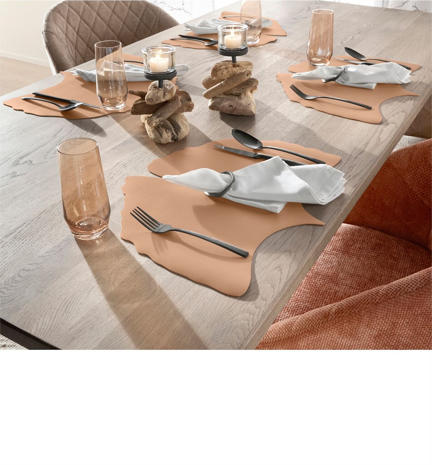 Platzset HEINE HOME, beige, B:45cm, 100% Polyurethan, Platzsets, Platzset beige B/L: 45cm x, 1 Stk., Kunstfaser