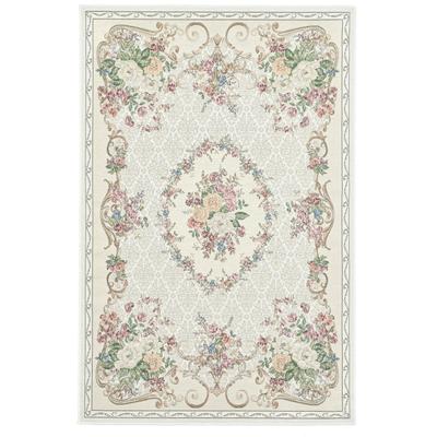 THEKO "Flomi Floral" rechteckig 3 mm Höhe gewebt, Blumen Design, ideal im Wohnzimmer & Schlafzimmer