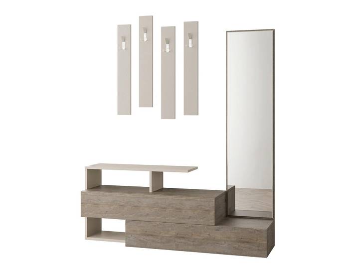 KLEIDERSTÄNDER Ramda, Braun Mokka B: 137 cm