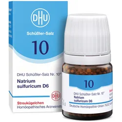 DHU Schüssler-Salz Nr. 10 Natrium sulfuricum D 6 Globuli 10 g Globuli