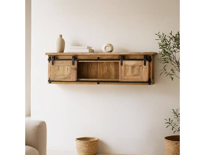 Etagère industrielle bois et métal - Paris