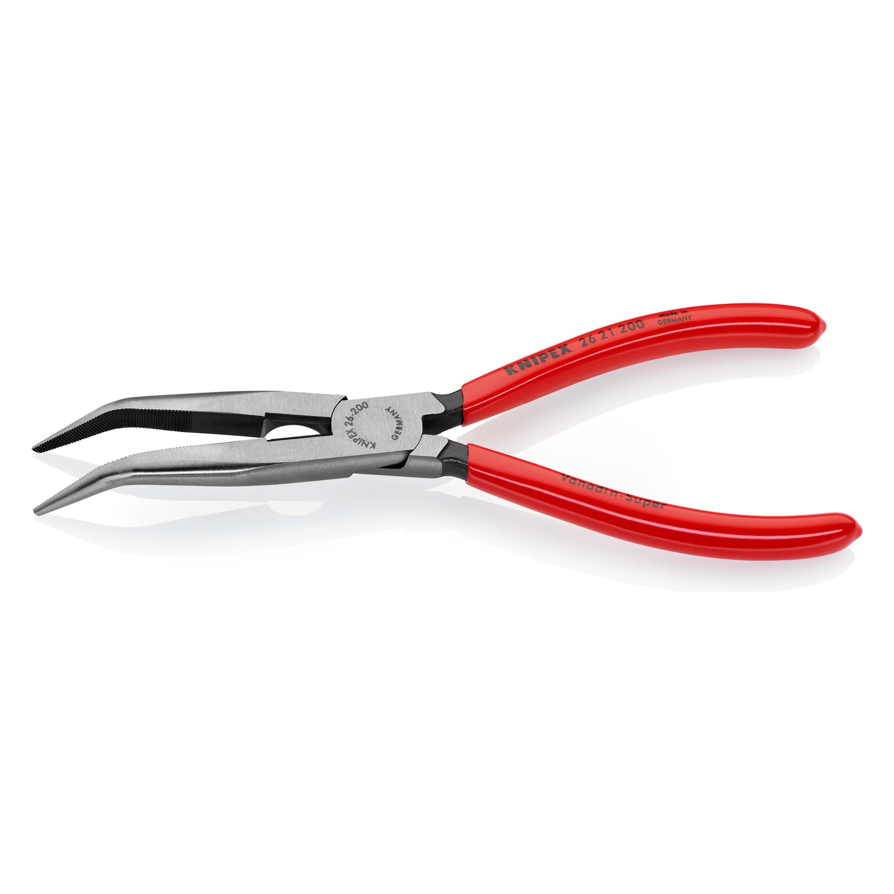 Knipex Flachrundzange mit Schneide (200 mm) (26 21 200)