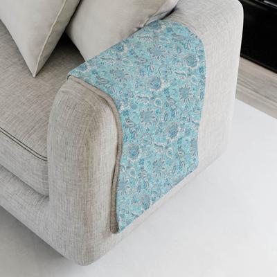 Addison Rugs Premium Machine Washable Floral Sherpa Throw Blanket