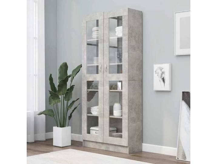 Armario - - Grigio Cemento - 1 Tiroir - 1 Porte - 82 5x30 5x185 5cm