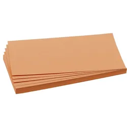 Franken UMZ102005 Moderationskarte - Rechteck, 205 x 95 mm, orange, 500 Stück