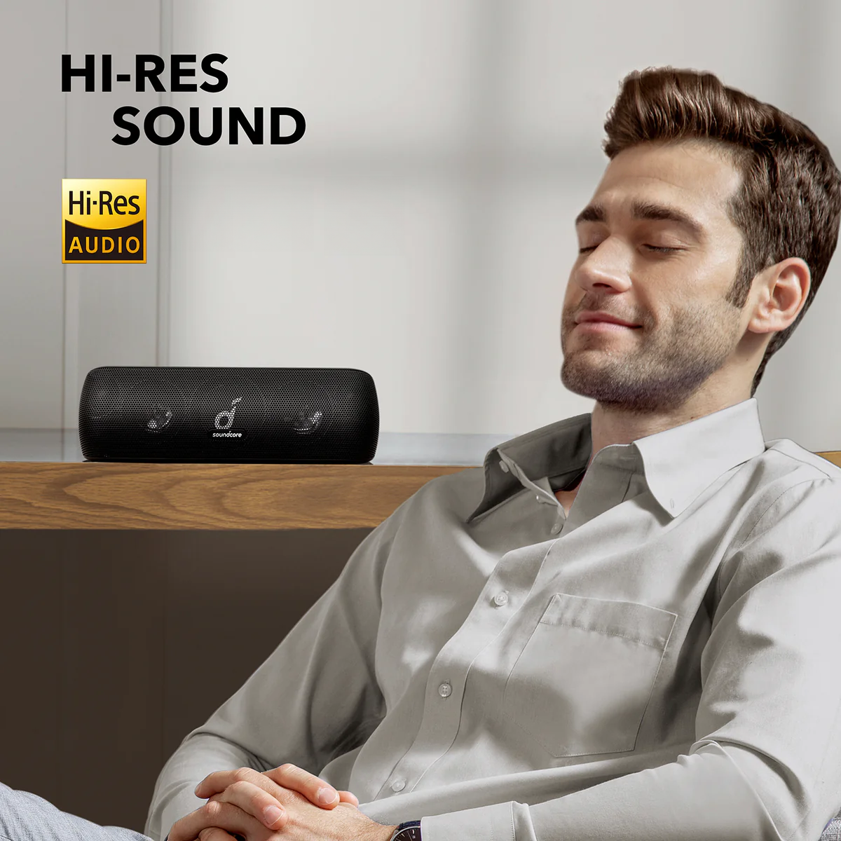 soundcore Motion+   Portable Bluetooth Speaker with Hi-Res 30W Audio Black