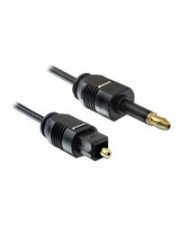 Delock Digitales Audio-Kabel optisch TOSLINK männlich bis Mini-TOSLINK 2 m Schwarz (82876)