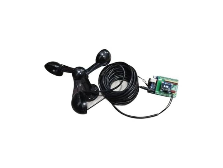 Windgeschwindigkeitssensor Drei Tassen Wettermesser Einzigartige(Controller+ABS material sensor)