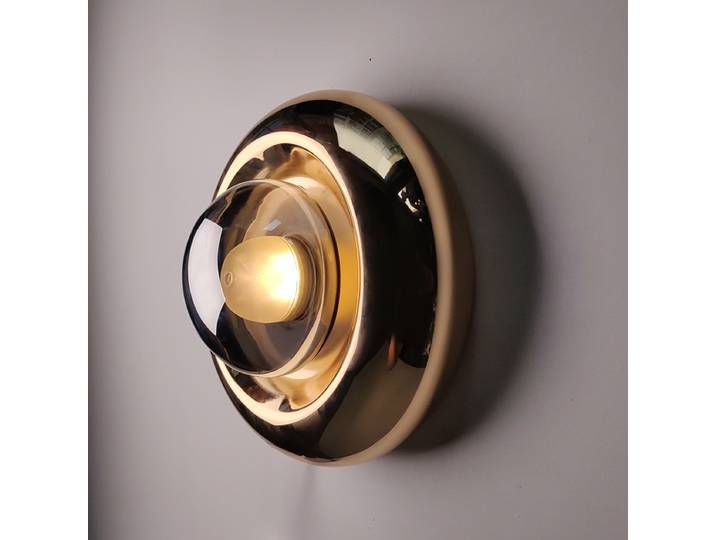 Applique murale LED en verre lave, Art créatif de luxe, pour tête de lit, chambre à coucher, couloir, salon, éclairage nordique