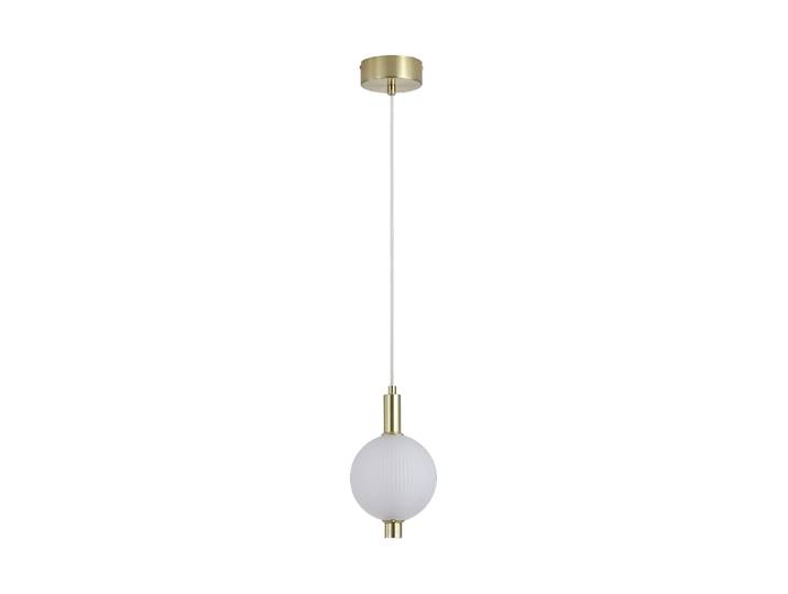 Design LED Pendellampe Luminique Brass Searchlight