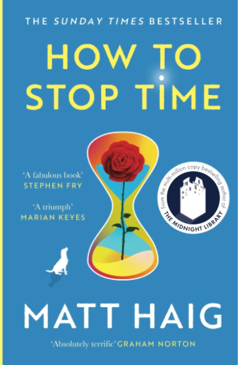 Canongate Books Matt Haig Book, How to Stop Time