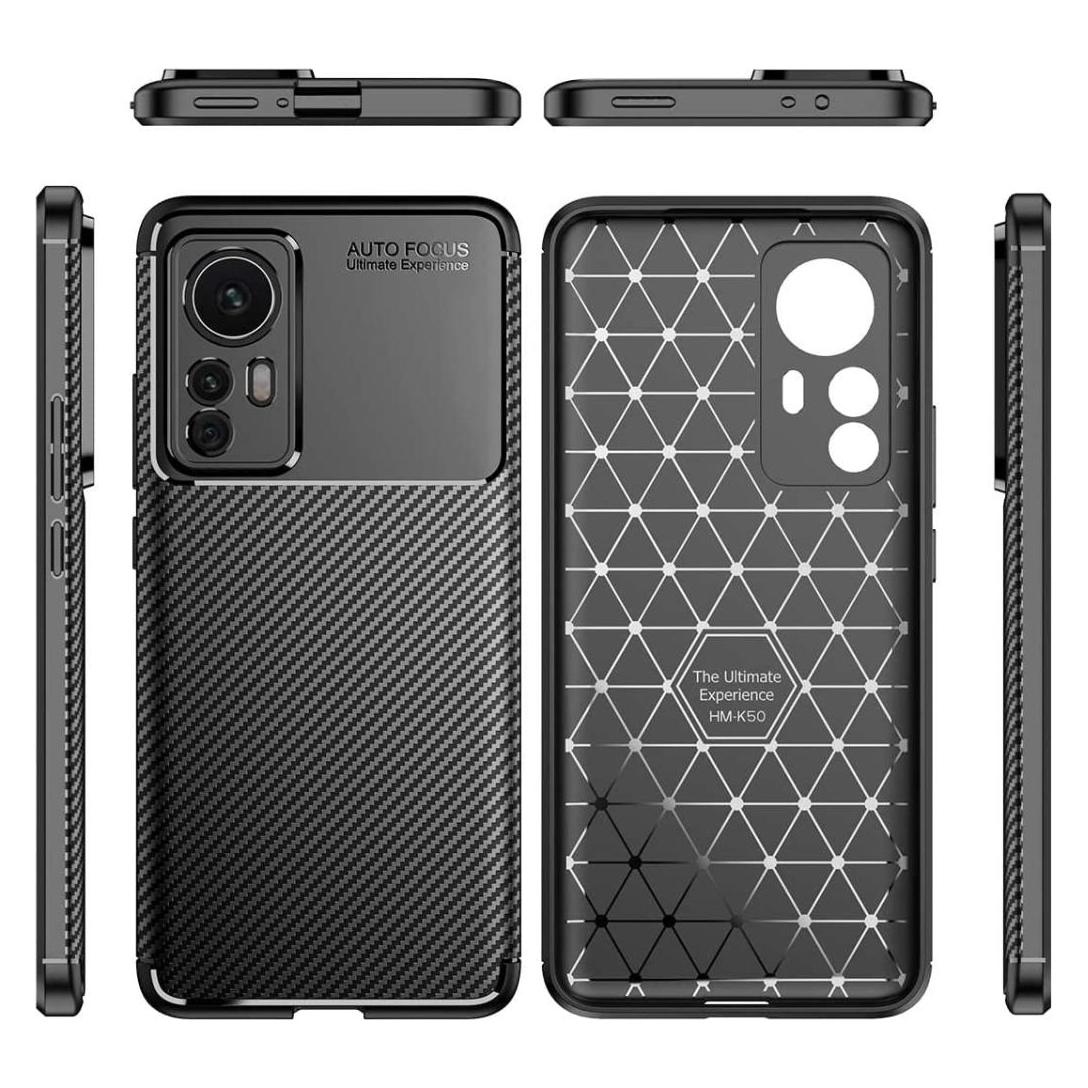 Screenguard Xiaomi 12T Hülle Carbon Design TPU Case (Xiaomi 12T) (00031218)