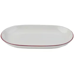IDFine Modest Maroon Magnus Oval Platter 28 cm 6 Stück