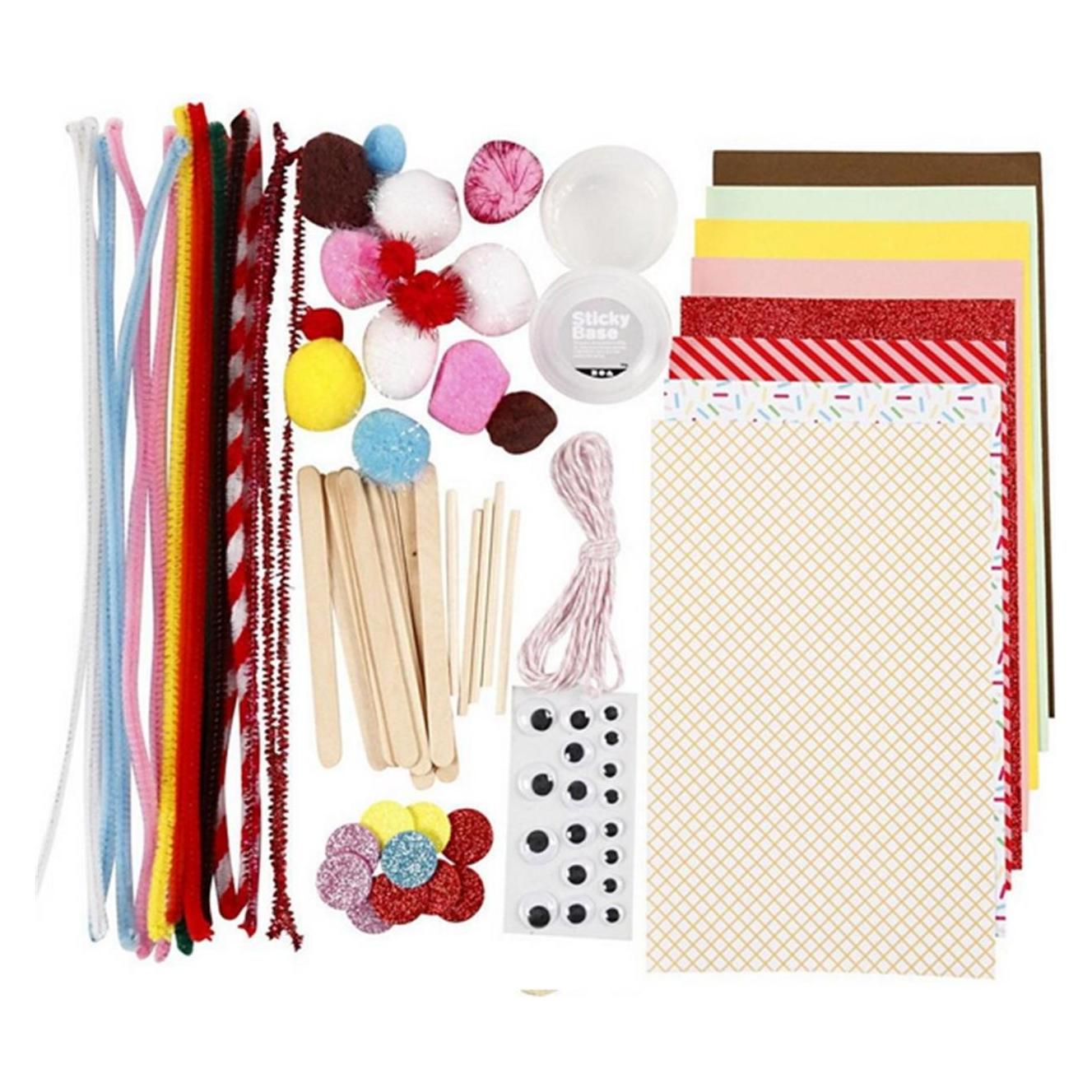 Creativ Company Bastelset Mix Süsse Leckerei 10-teilig (977442)