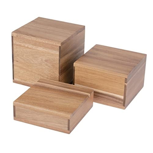 Olympia Acaciahouten Buffetverhogers Set van 3 - DF875