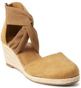 Wide Width Women's The Sabine Espadrille by Comfortview in Tan (Size 11 W)