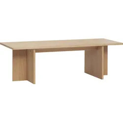 Hübsch Kaffeetisch 120 cm rechteckig aus Eichenholz