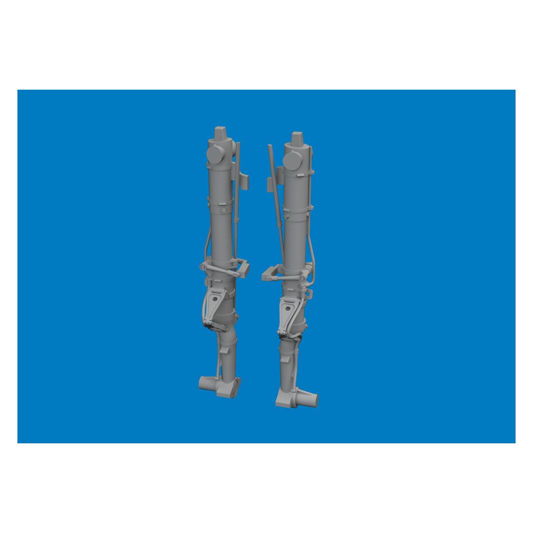 Eduard P-47D undercarriage legs PRINT for Miniart (6481157)
