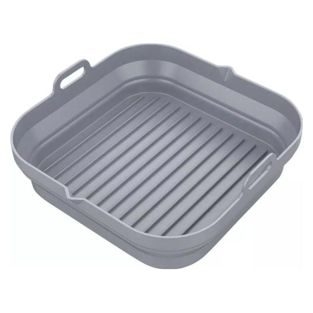 Klausberg Wkłady silikonowe do frytkownicy 21x21 zestaw 2 sztuki forma do pieczenia KB 7790 (1005315)