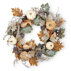 Deko-Kranz Autumn Ø 40 cm Kunststoff Braun