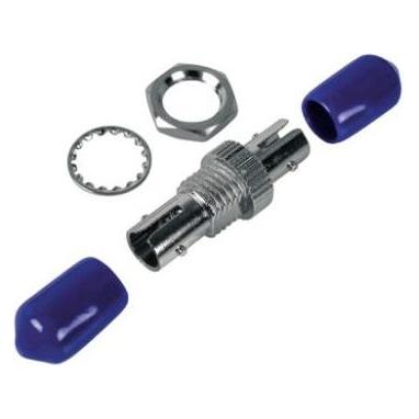 Tecline LWL Kupplung ST/ST Simplex Singlemode Metall-Gehäuse mit (Netzwerk Kupplung) (395300)
