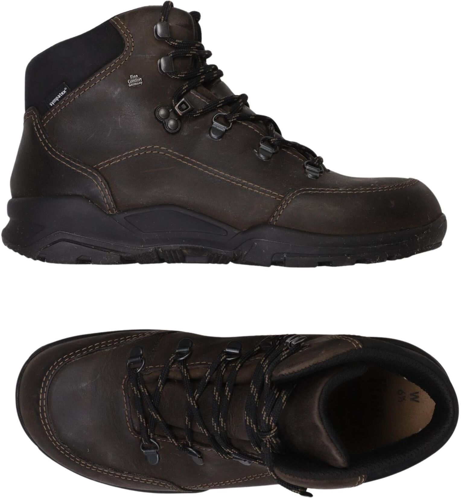 Finn comfort Herren Stiefel, Braun, Gr. EU 40 (UK 6.5), Leder - Second Hand