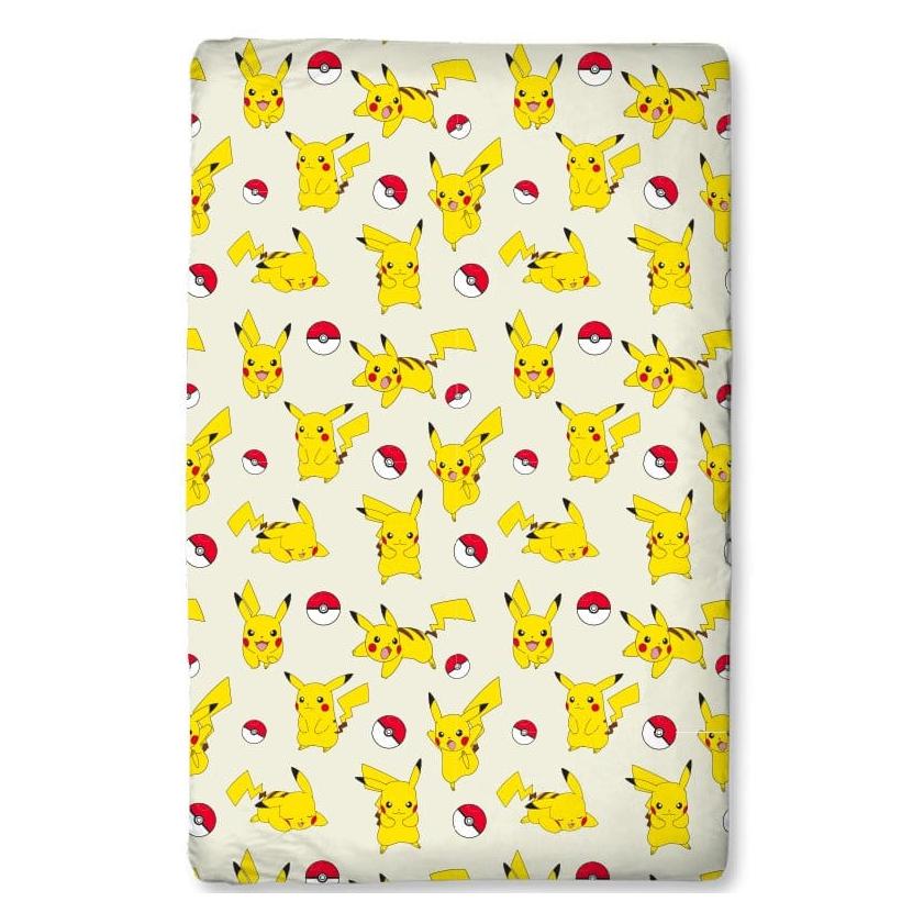 Halantex Pokémon Drap-housse Pikachu 90 x 200 x 25 cm (HTEX-POK-724SH)