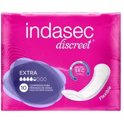 Indasec Dermoseda Compresa Incontinence Extra 10 pcs