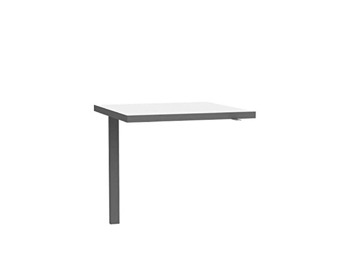 FORTE KEFLAVIK Verbindungsplatte 90°, Holzwerkstoff, Weiß, 75 x 74,1 x 75 cm