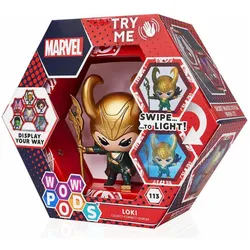 Wow! Stuff WOW! PODS Avengers Collection - Loki Superhero Light-Up Bobble-Head Figure Official Marvel Toys