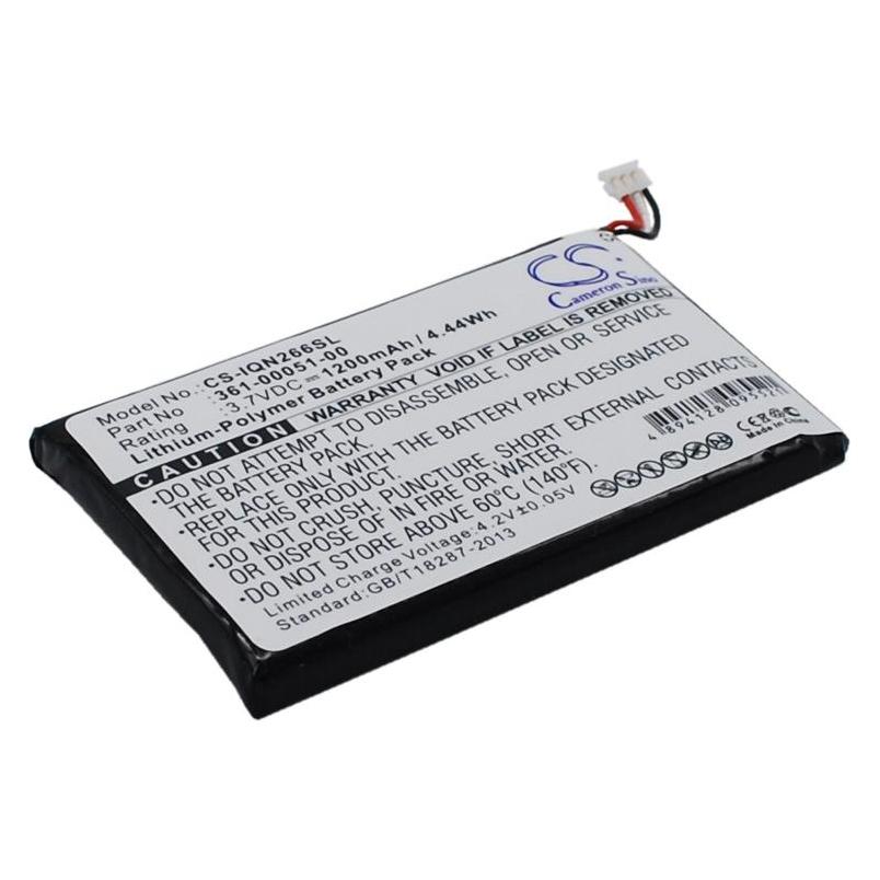 Garmin GPS Battery for 361-00051-00 et. al (CS-IQN266SL)