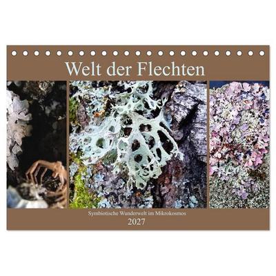 Welt der Flechten (Tischkalender 2027 DIN A5 quer), CALVENDO Monatskalender