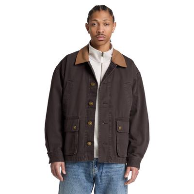 Fieldjacket TIMBERLAND "WENHAM - Field Coat Jacket", Herren, Gr. XL, braun (vintage schwarz), Obermaterial: 100% Baumwolle, Jacken, Field-Coat-Schnitt, aus Baumwolle, auch in großen Größen