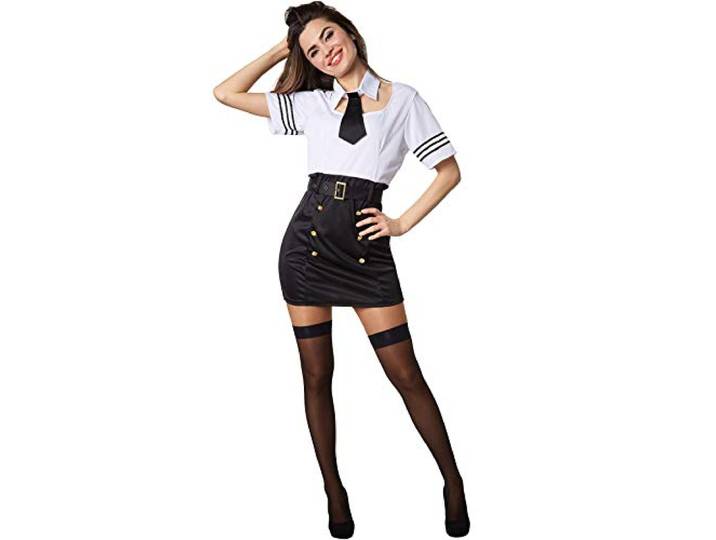 Dressforfun Marineofficier - S