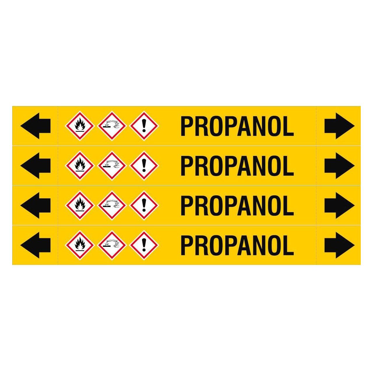 Brady ASME - Rohrmarkierer - Propanol (ASMEPM-26X230MM-PROPANOL)