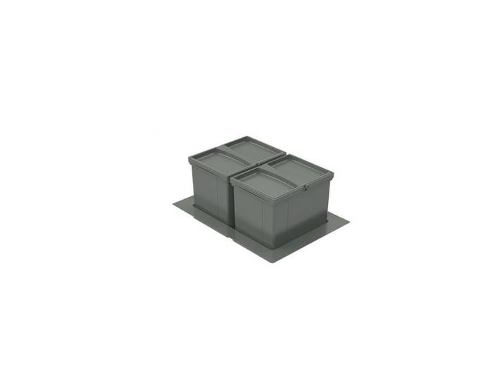 WESCO Einbaumülleimer Pullboy Versa 265 K/600-2, Höhe 265 mm