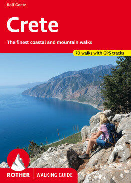 Guide de randonnée (en anglais) - Crete   Rother