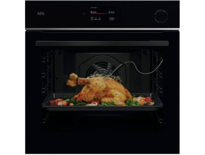 Aeg - Four Encastrable Fonction Vapeur Tr7pb731sb - Pyrolyse - Chaleur Tournante - Combiné Vapeur - Porte Froide - Écran Tactile