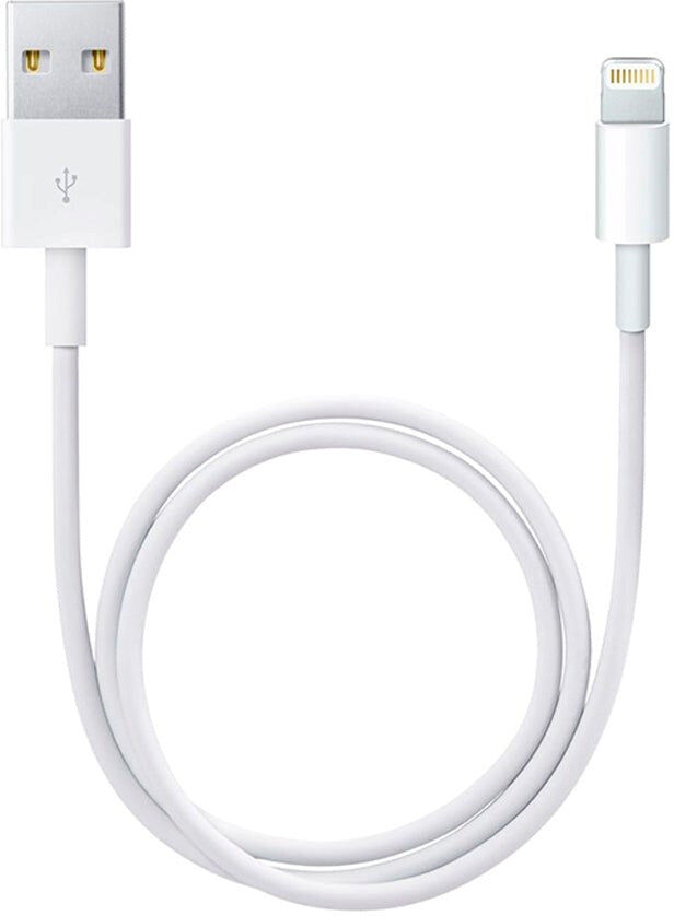 Original Apple Lightning Kabel 0.5 m. Hvid (ME291ZM/A)