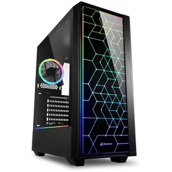 Sharkoon PC Gehäuse LIT 100 ATX schwarz