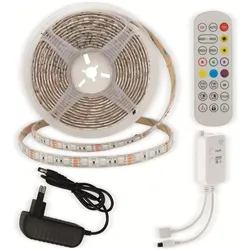 Optonica, LED Streifen, LED-Strip, RGB 12 V, 60 LEDs, NT, App, FB, 5 m, IP54 (RGB, 500 cm, Indoor)