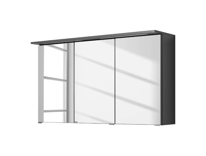 Spiegelschrank IV 120 x 64 x 20cm Grau/Graphit