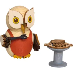 Kuhnert, Herbstdeko, Deko "Mini Eule" - Wahl aus versch. Varianten - Handarbeit aus Holz