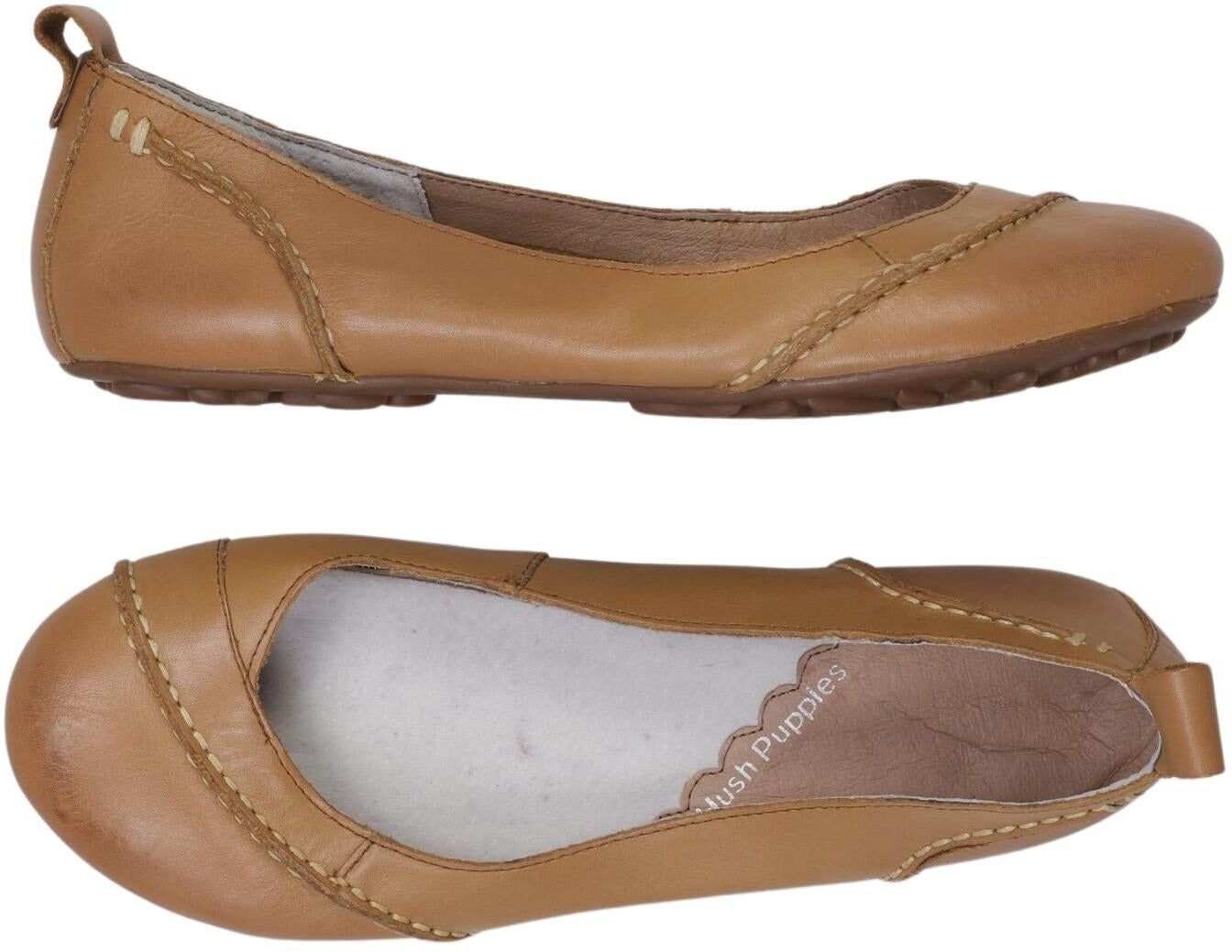Hush Puppies Damen Ballerina, Braun, Gr. EU 41, Leder - Second Hand