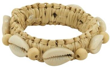 Saro Lifestyle Seashell Design Napkin Rings (Set of 4) - Natural
