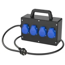 PCE 9216011 Mobilverteiler Vollgummi Baureihe TRAUNSEE MV 4xSSD 1.5m3G2.5VG-St H07 IP54