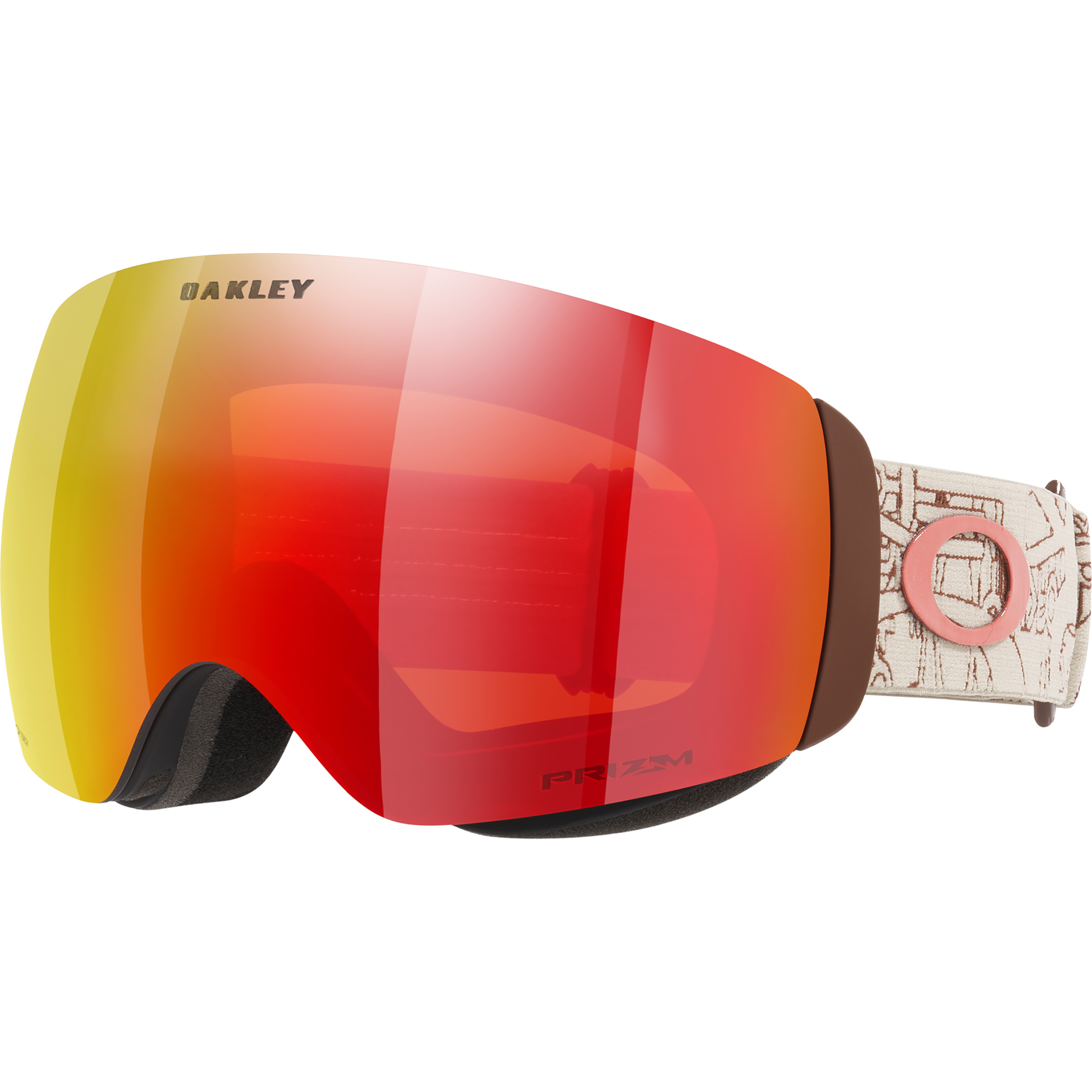 Oakley Flight Deck M Prizm Skibrille Skibrillen heritage sand-prizm torch iri Freeride | Skifahren