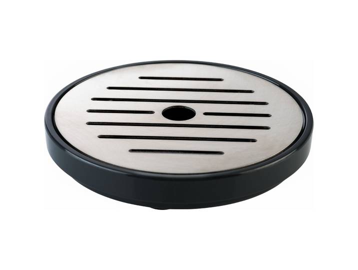 Schale Aps schwarz/silber Melamin/Edelstahl D 9.5 cm 2 Stk - Schale