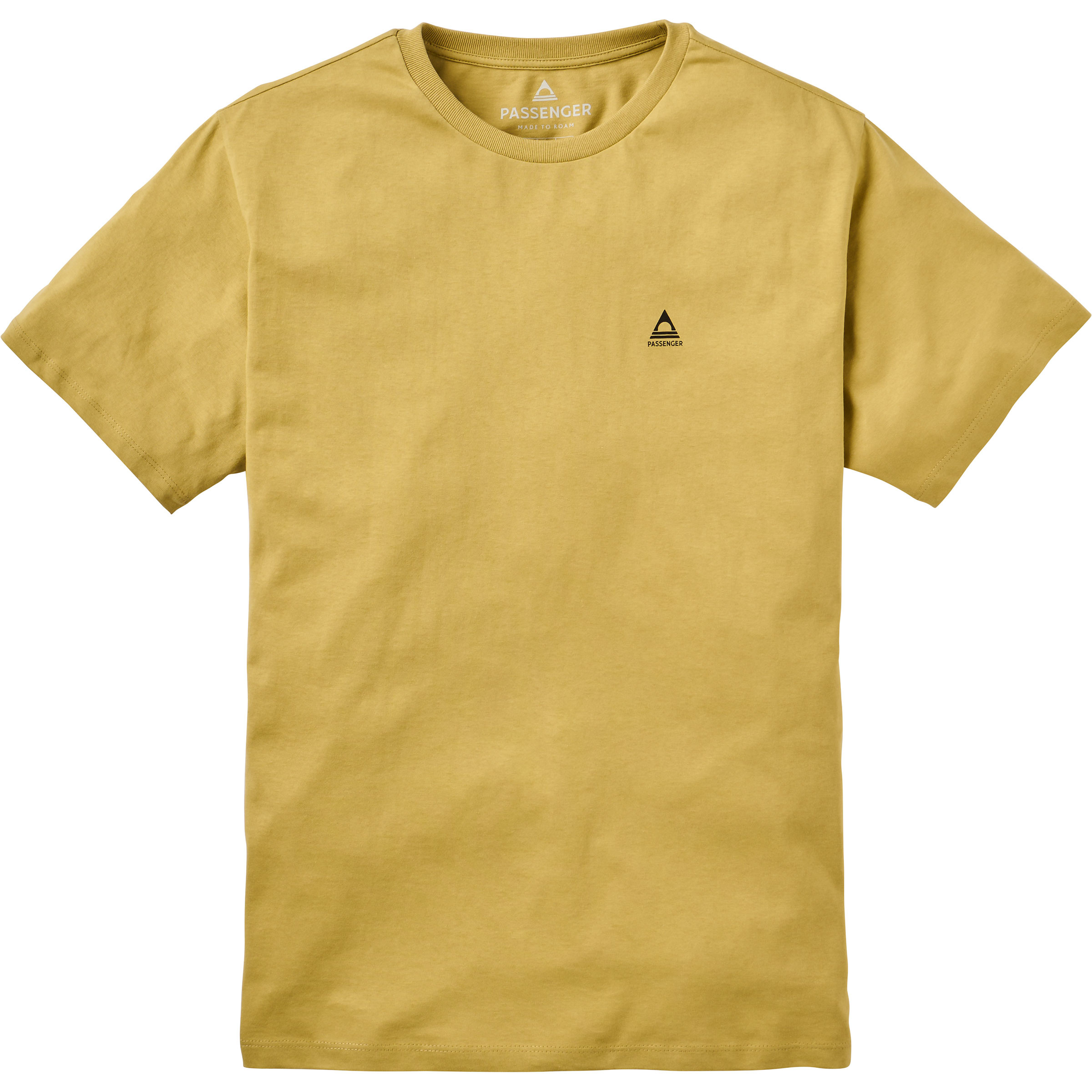 Passenger Classic Logo Herren T-Shirts gelb Größe L Lifestyle Widerstandsfähig