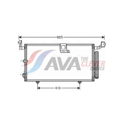 AVA CLEVER CHOICE Kondensator, Klimaanlage to5384d für LEXUS